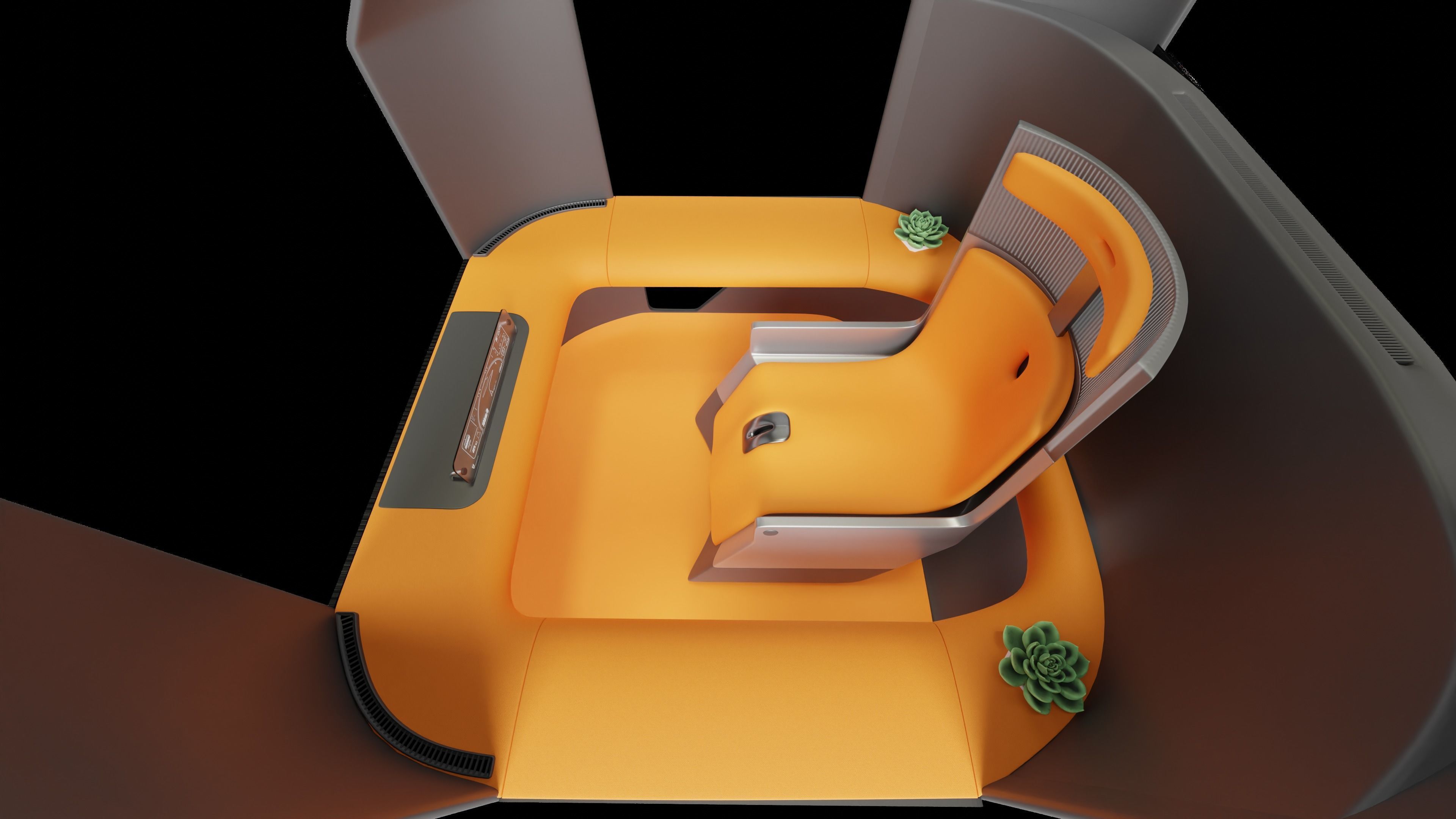 City Car 2030 3D model_9