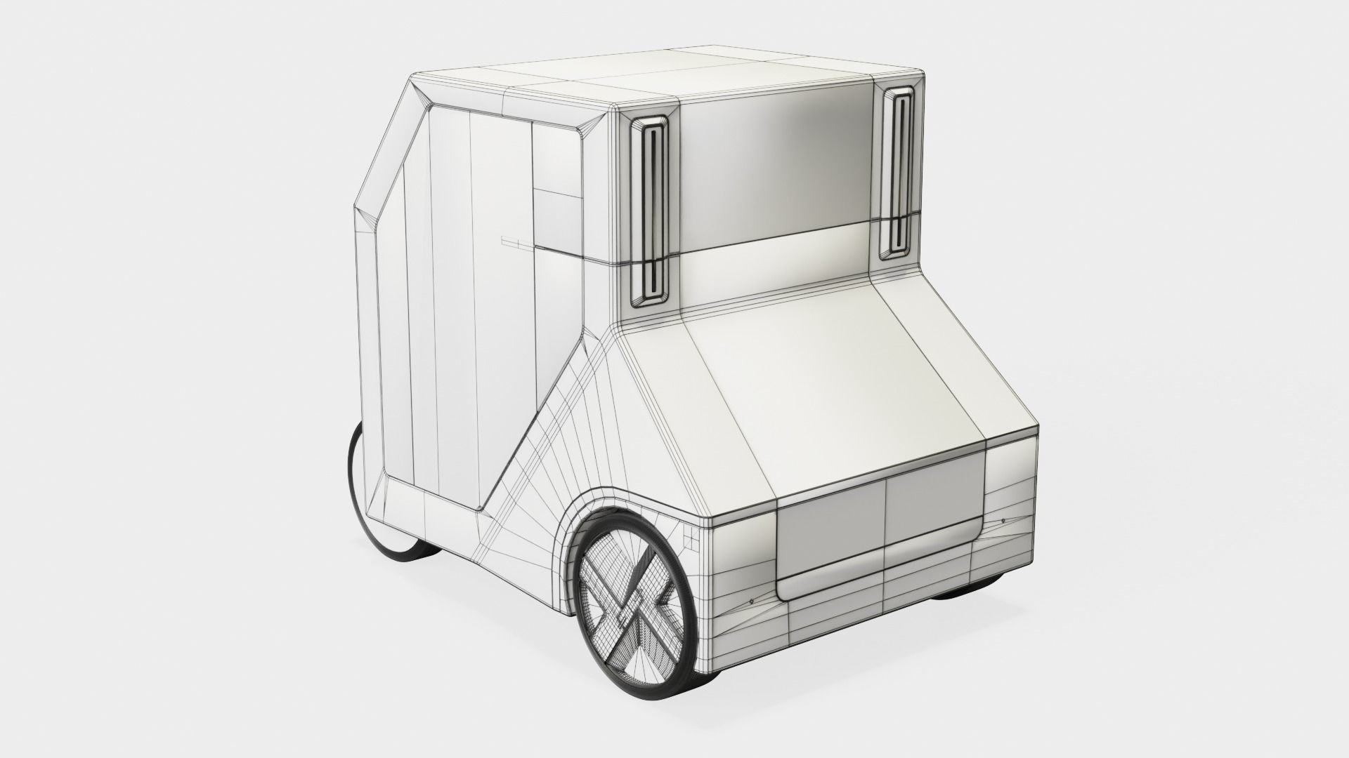 City Car 2030 3D model_12