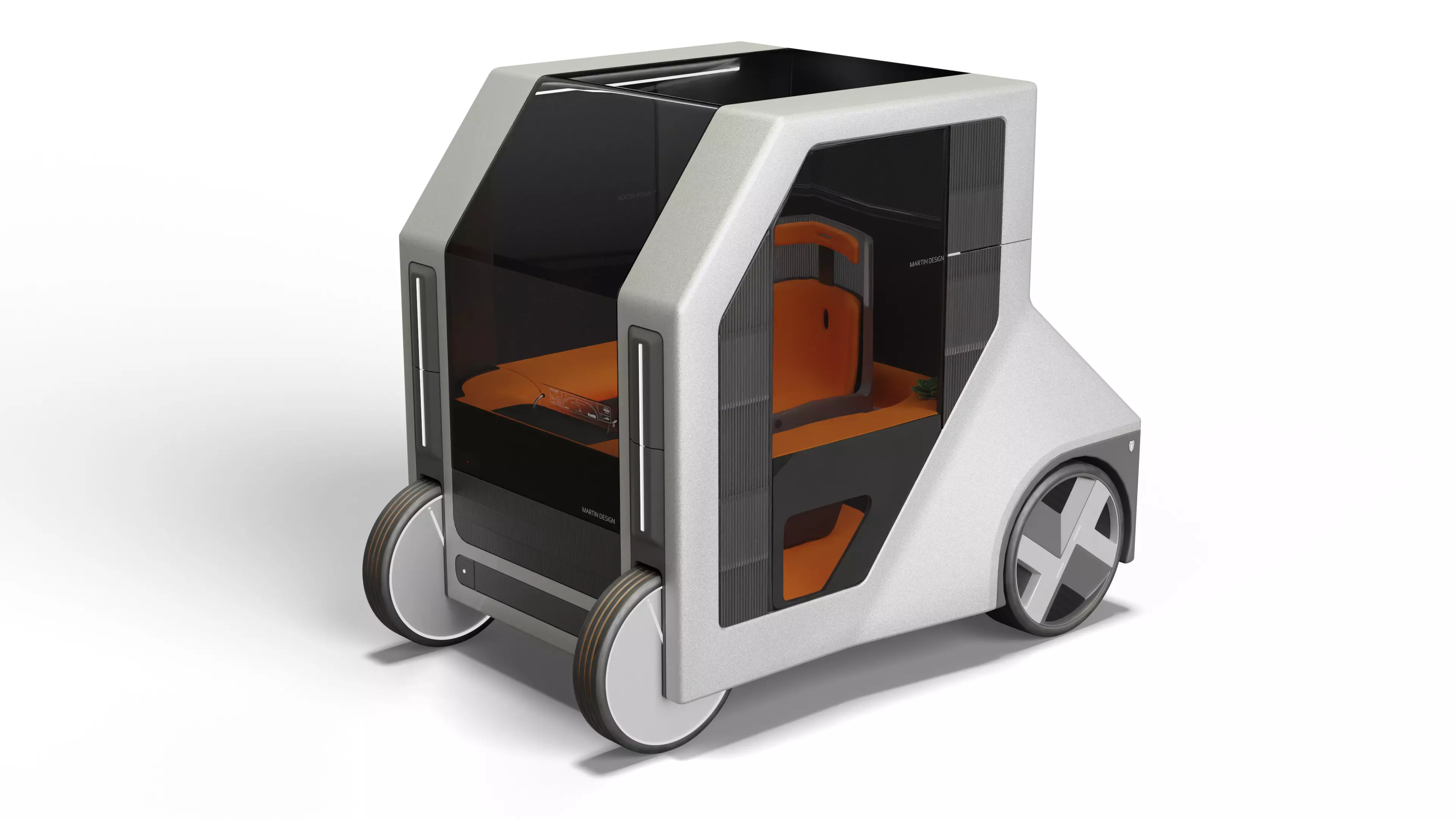 City Car 2030 3D model_0