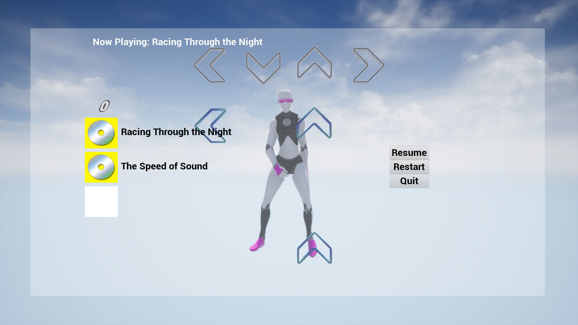 Dance Game project for Unreal Engine Low-poly 3D model_6