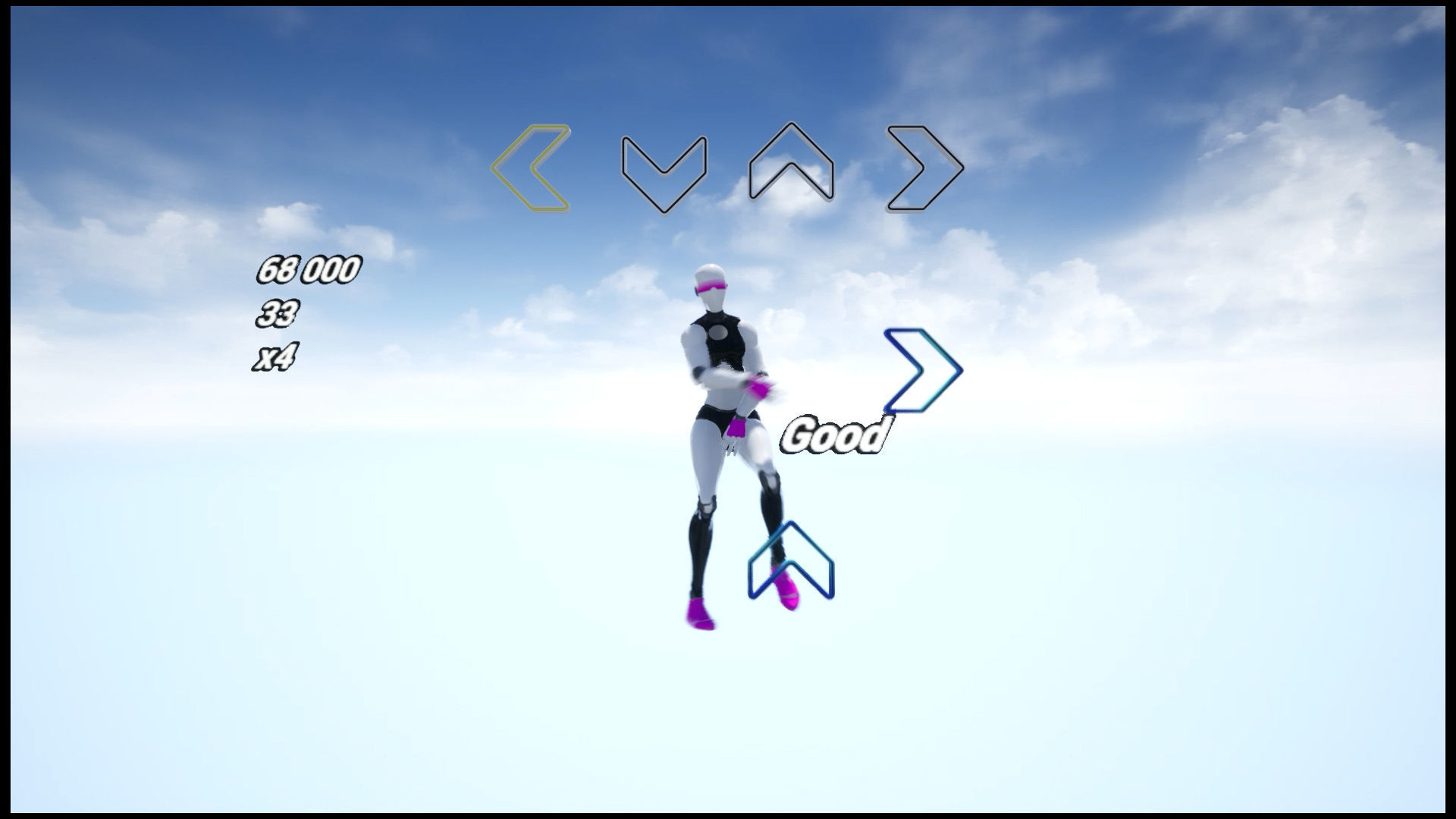 Dance Game project for Unreal Engine Low-poly 3D model_3