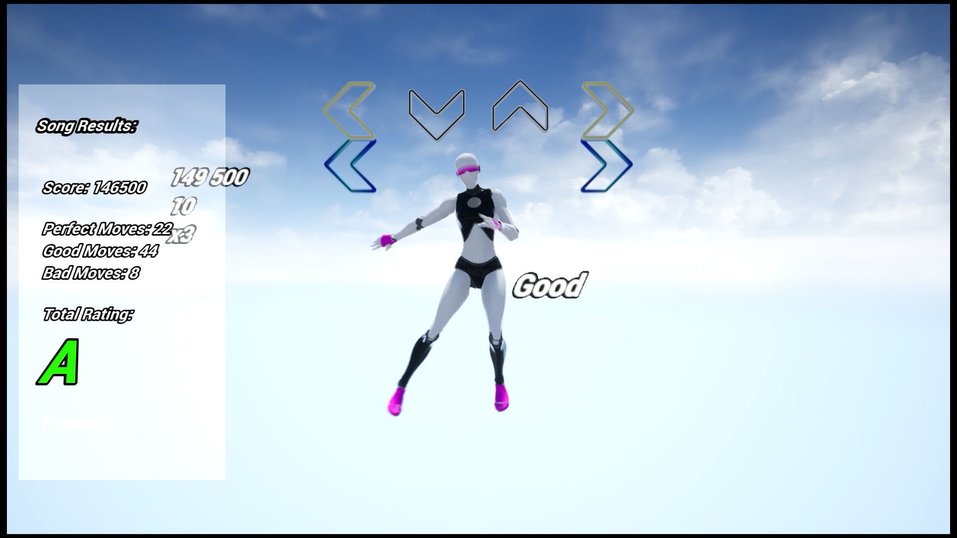 Dance Game project for Unreal Engine Low-poly 3D model_5