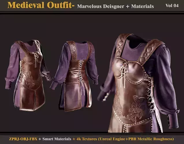 Medieval Outfit-Models-Materials