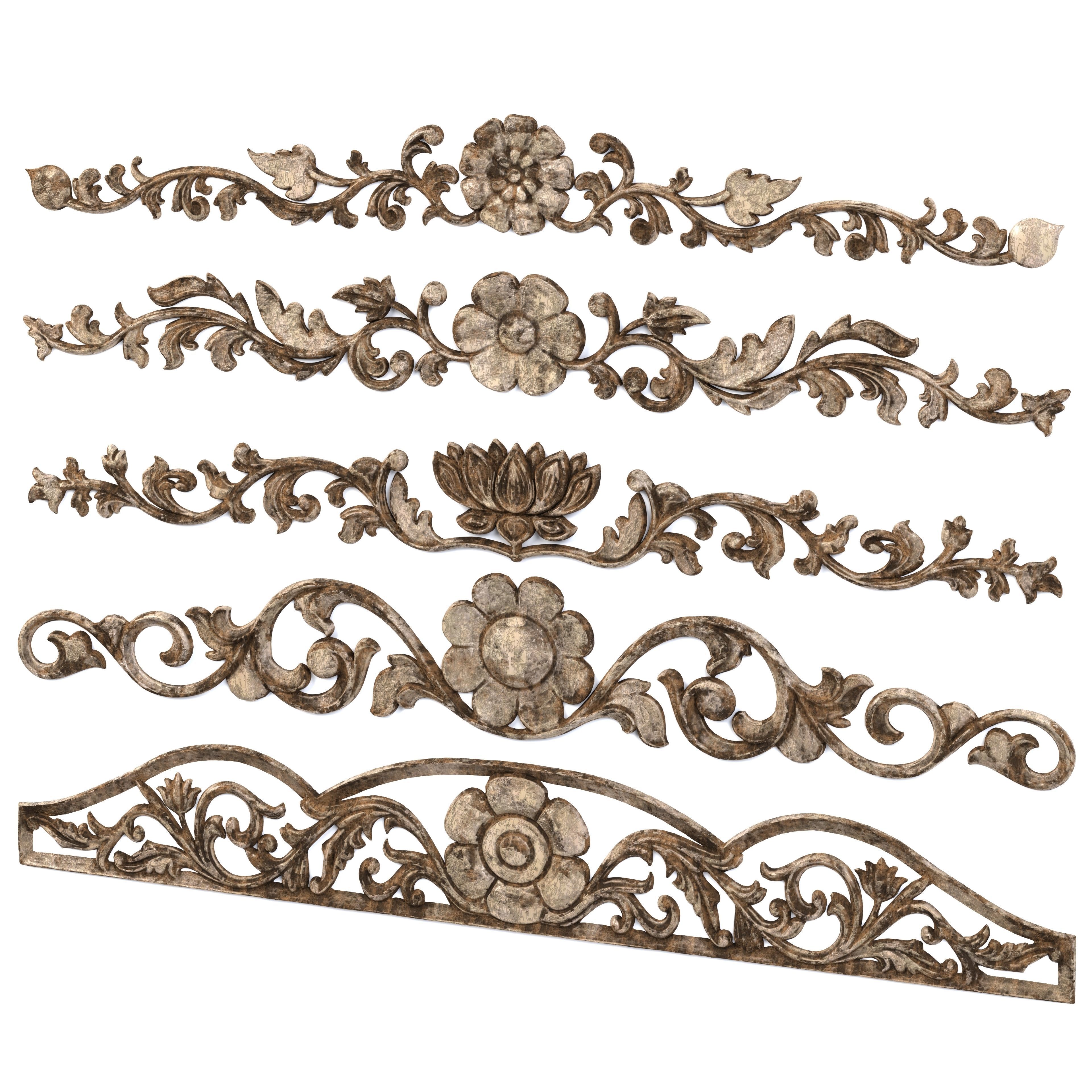 5 Low-Poly Ornament Vol 07-4 Low-poly 3D model_4