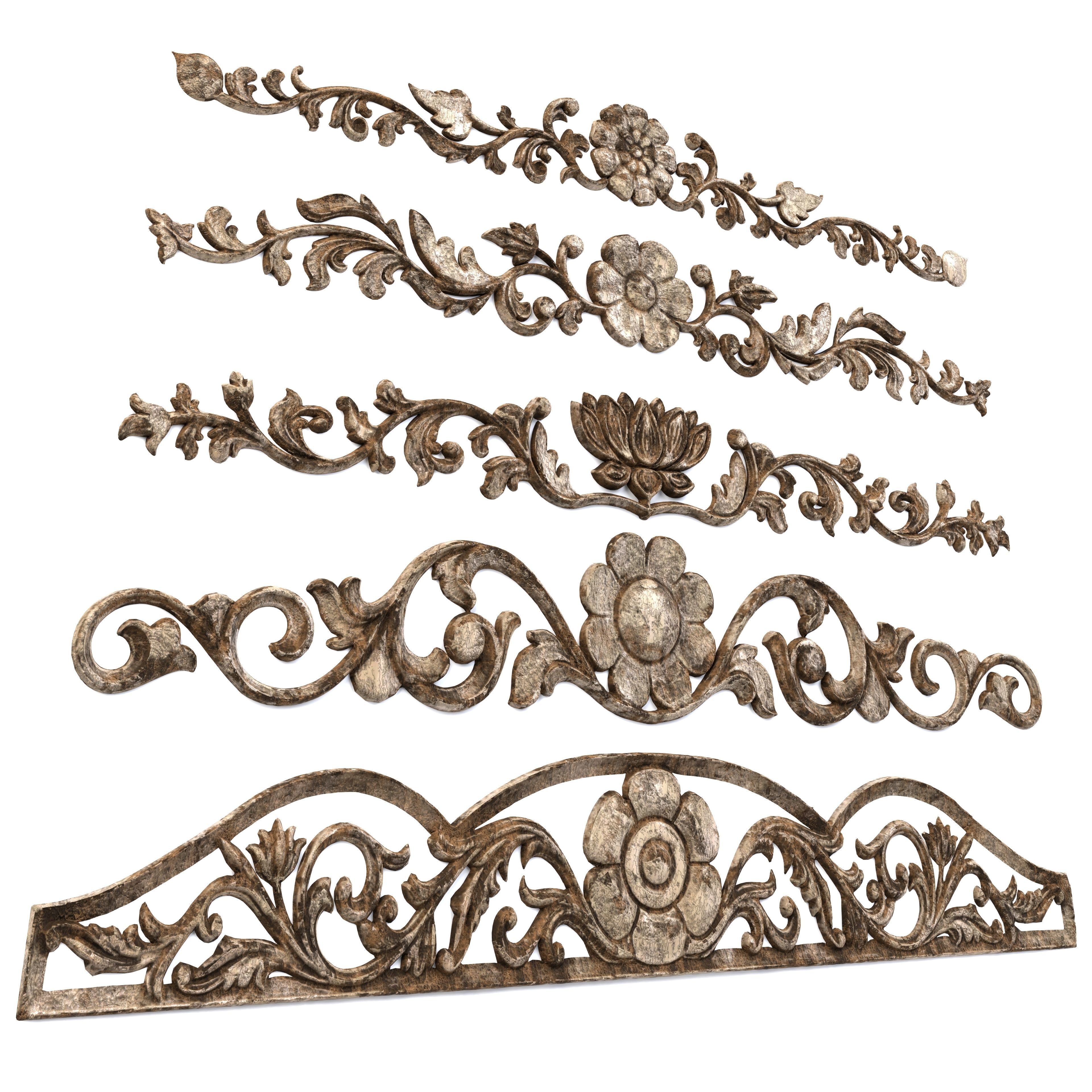 5 Low-Poly Ornament Vol 07-4 Low-poly 3D model_6