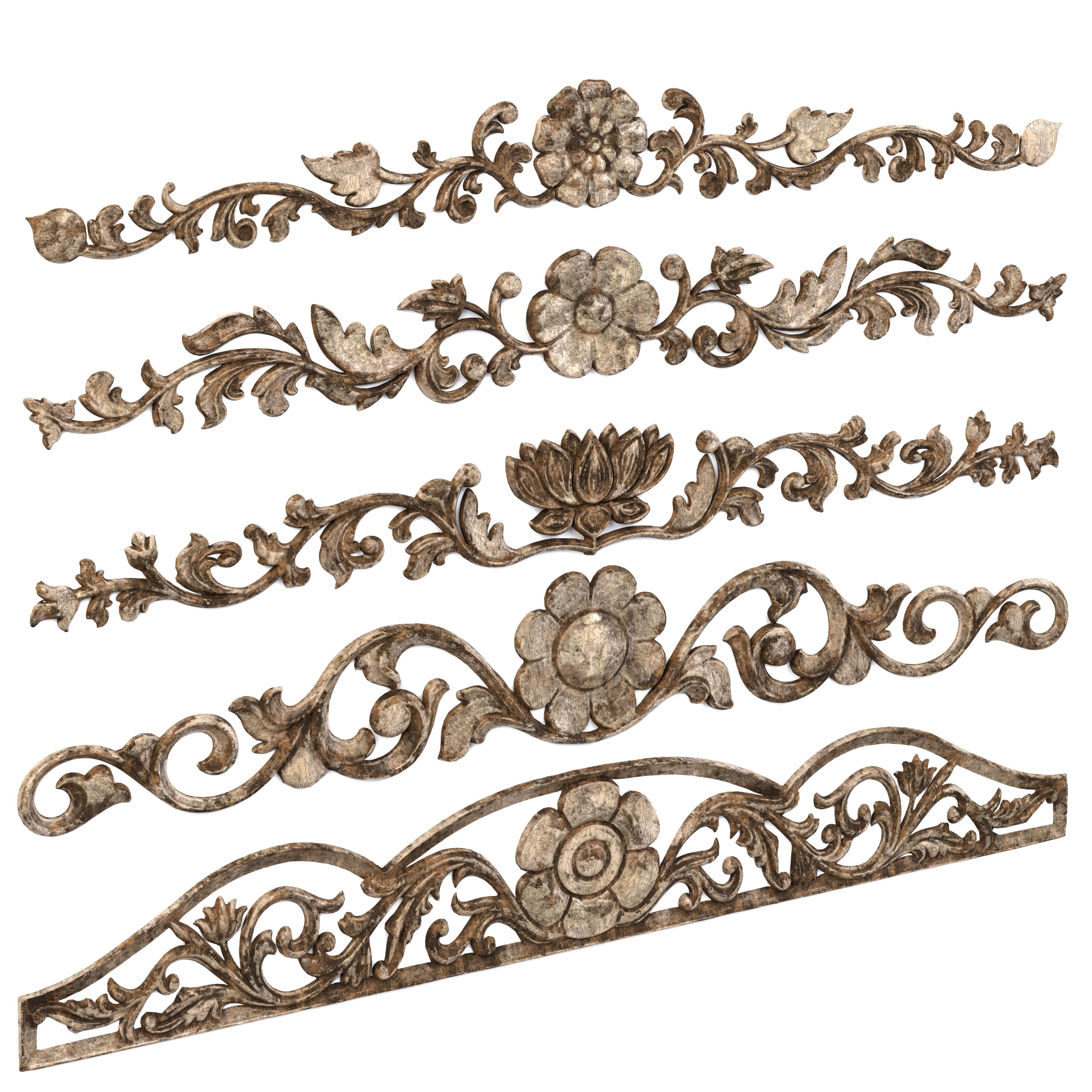 5 Low-Poly Ornament Vol 07-4 Low-poly 3D model_3