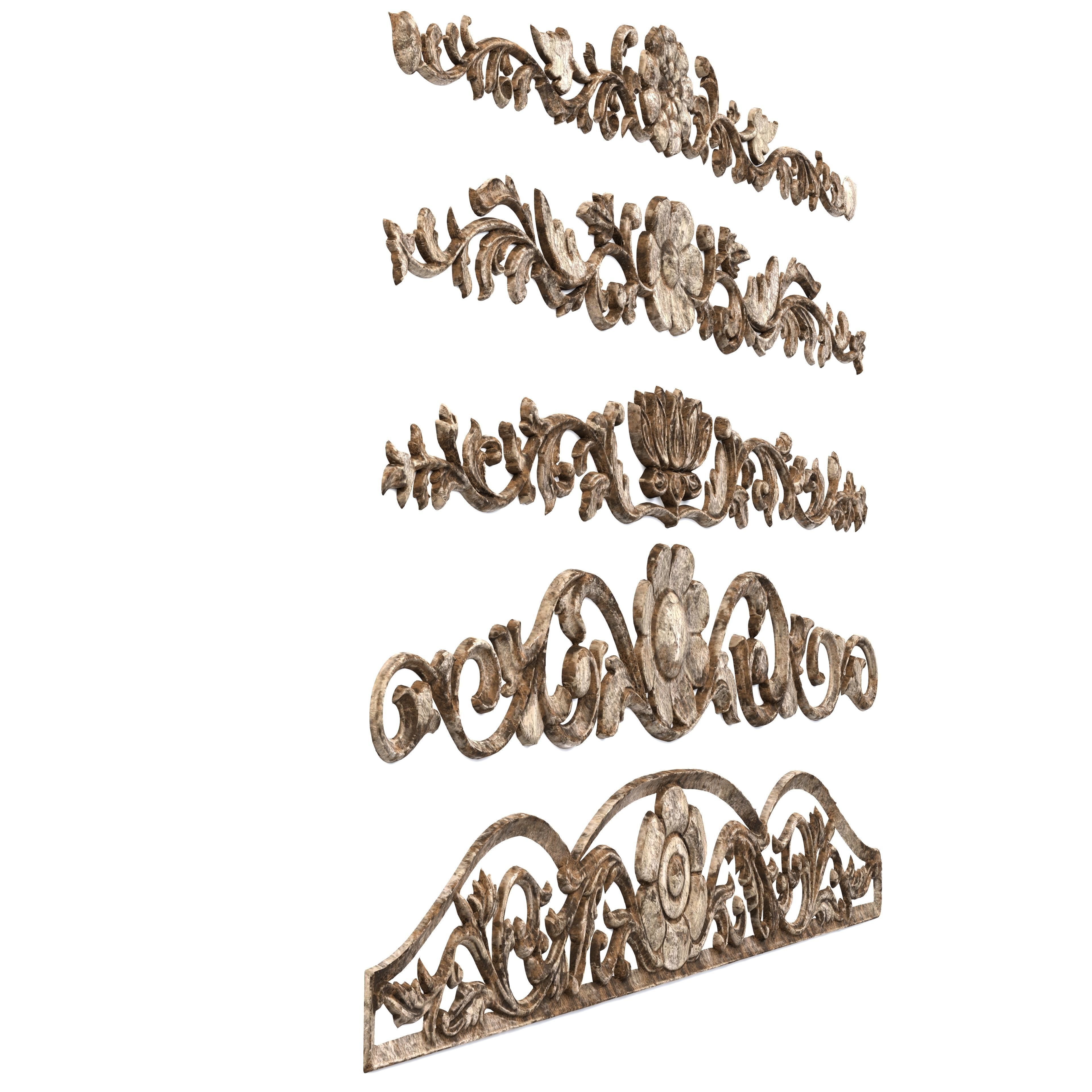 5 Low-Poly Ornament Vol 07-4 Low-poly 3D model_5