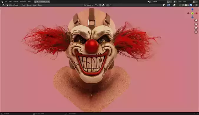 Sweet Tooth from Twisted Metal A killer Clown print model
