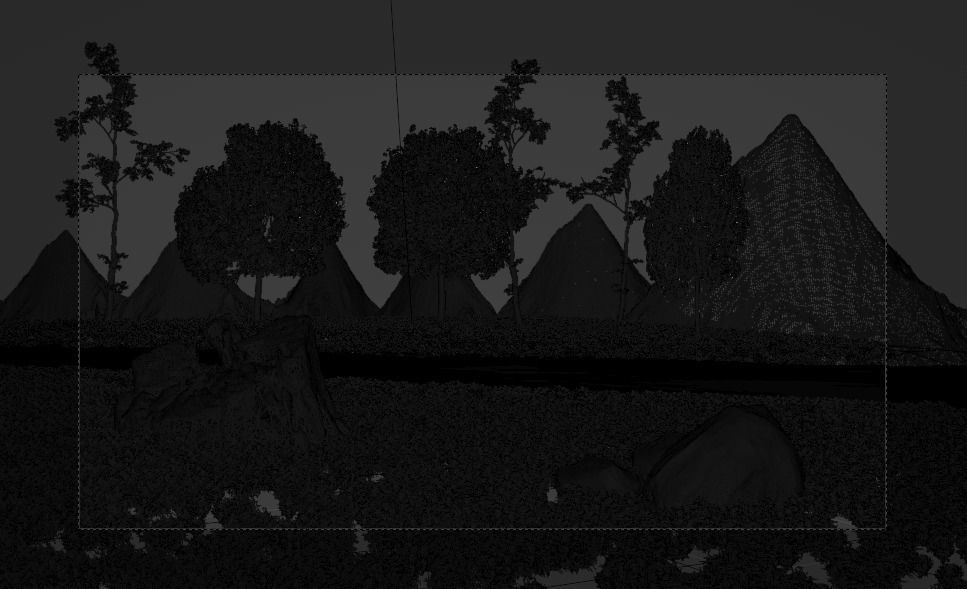 landscape nature 4k 3D model_2