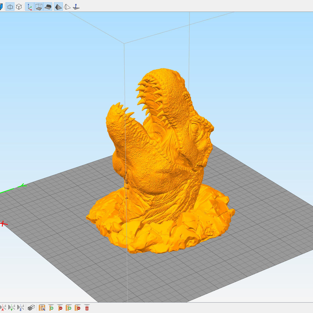 3D Printable Wall Busting Trex Head 3D print model_9