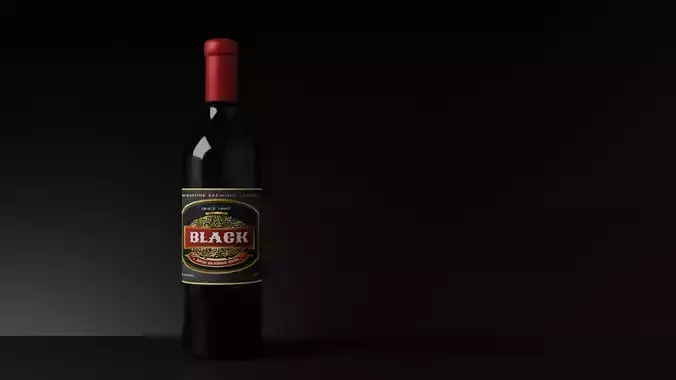 Beer bottle Free 3D model