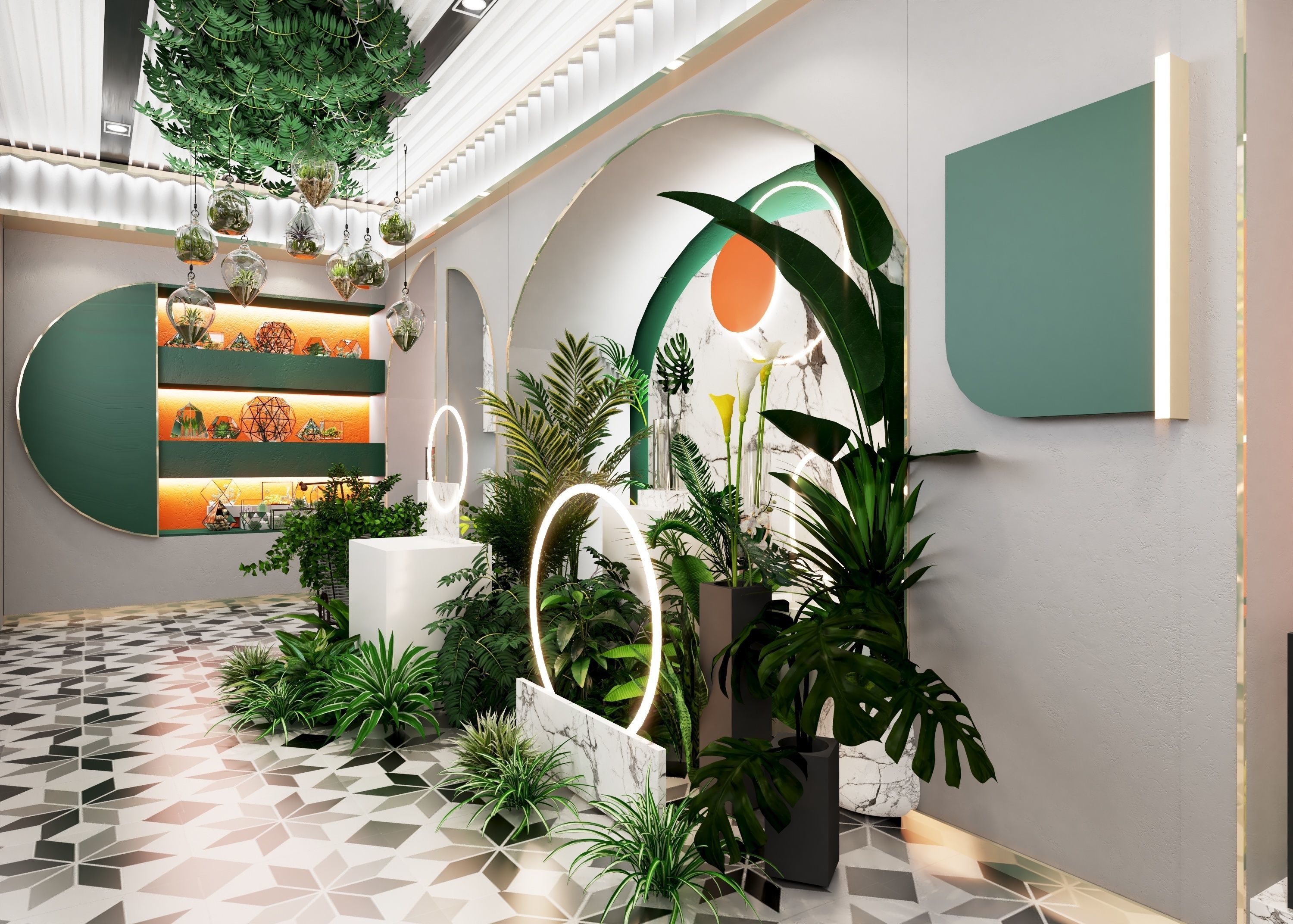 flower shop 3D model_2