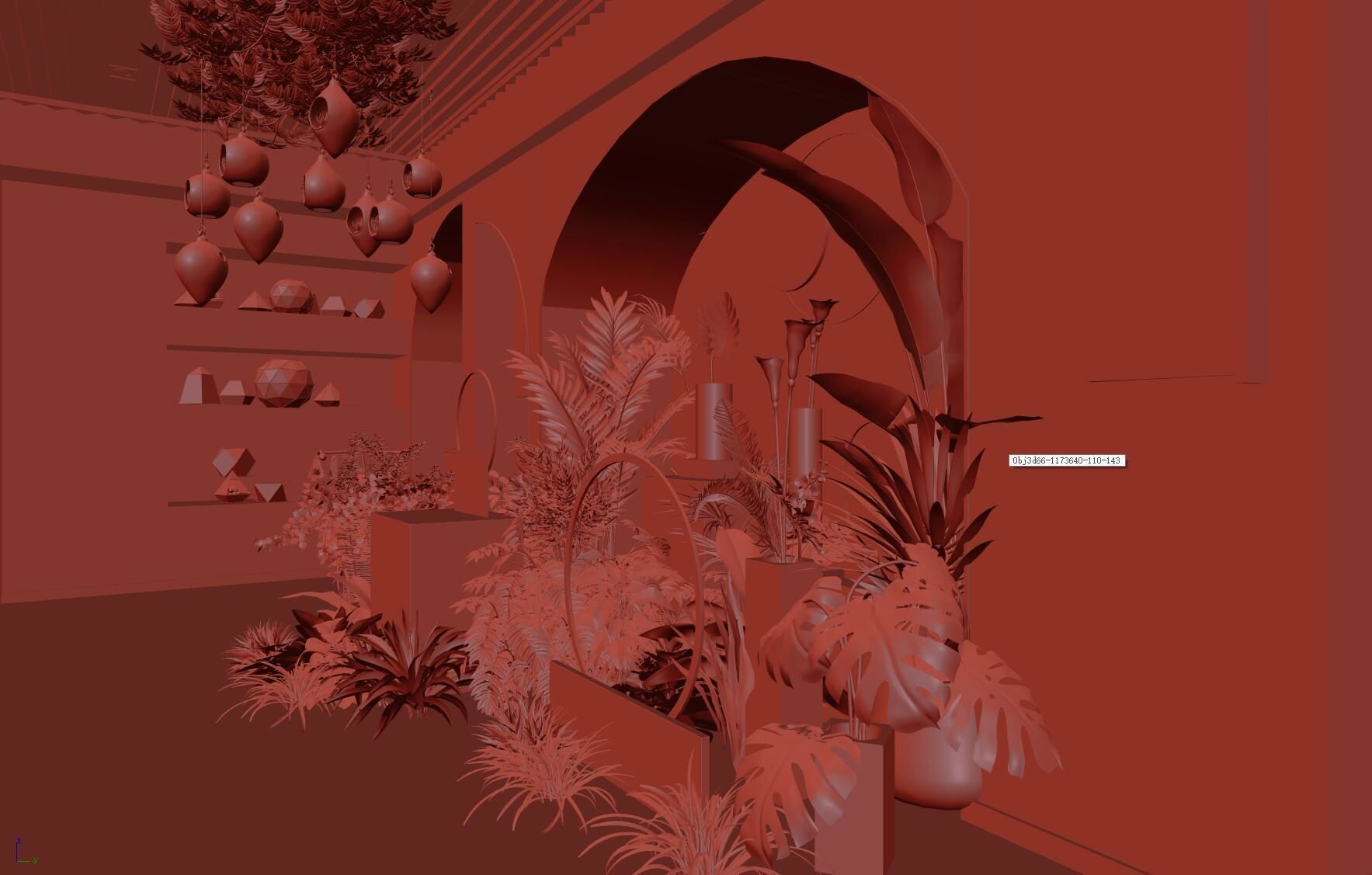 flower shop 3D model_6