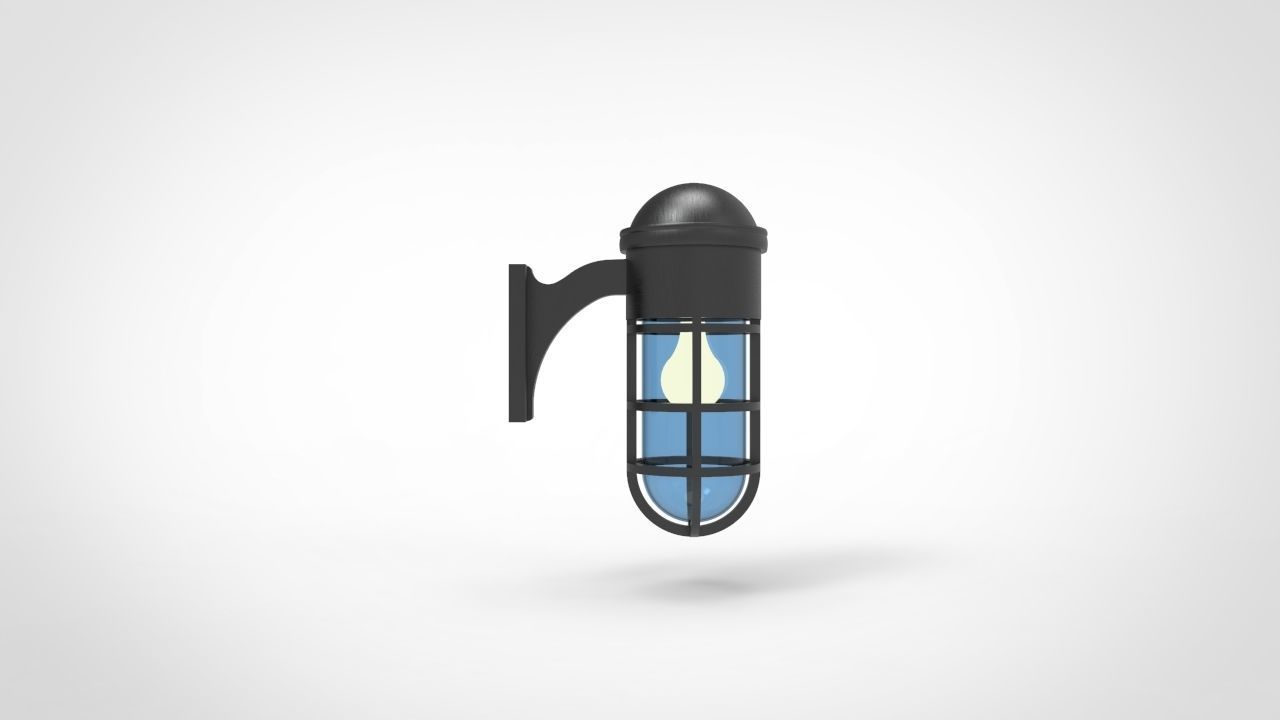 Marine Wall Light 1 3D model_1
