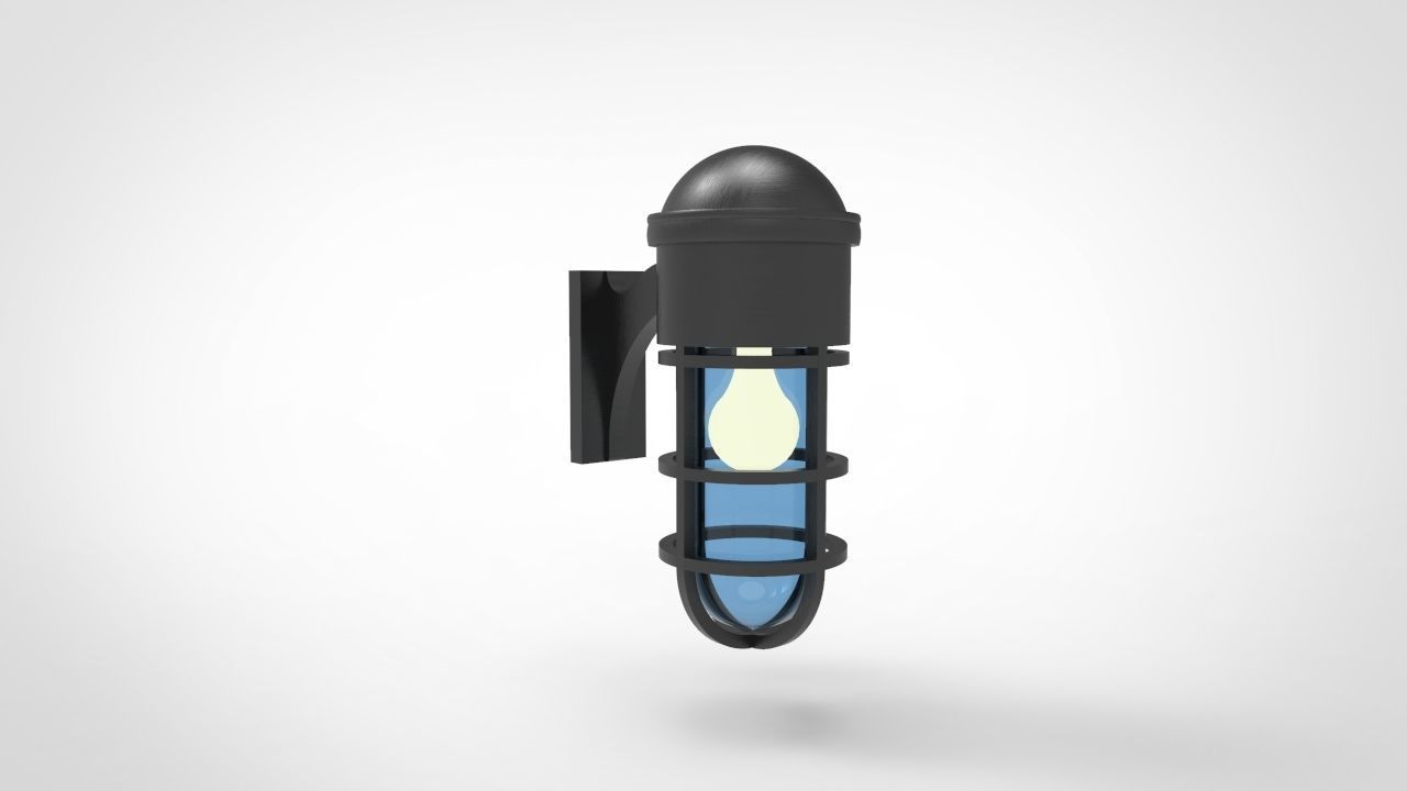Marine Wall Light 1 3D model_3