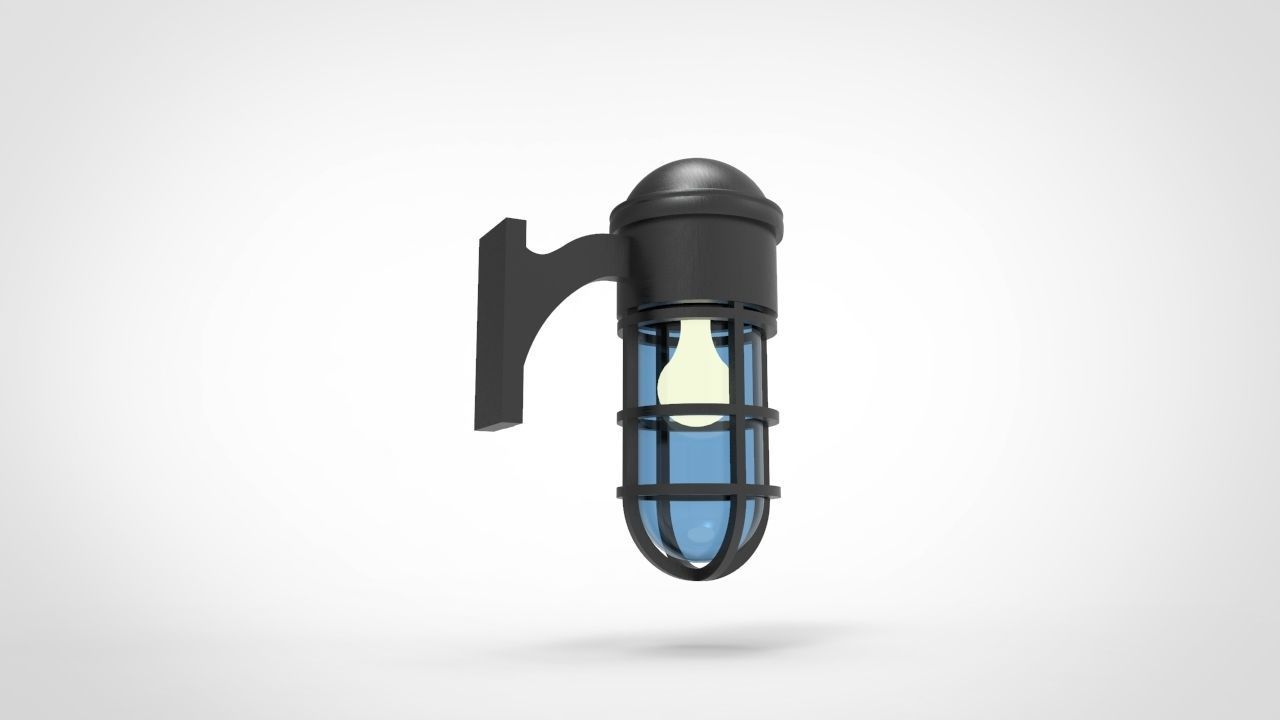 Marine Wall Light 1 3D model_4