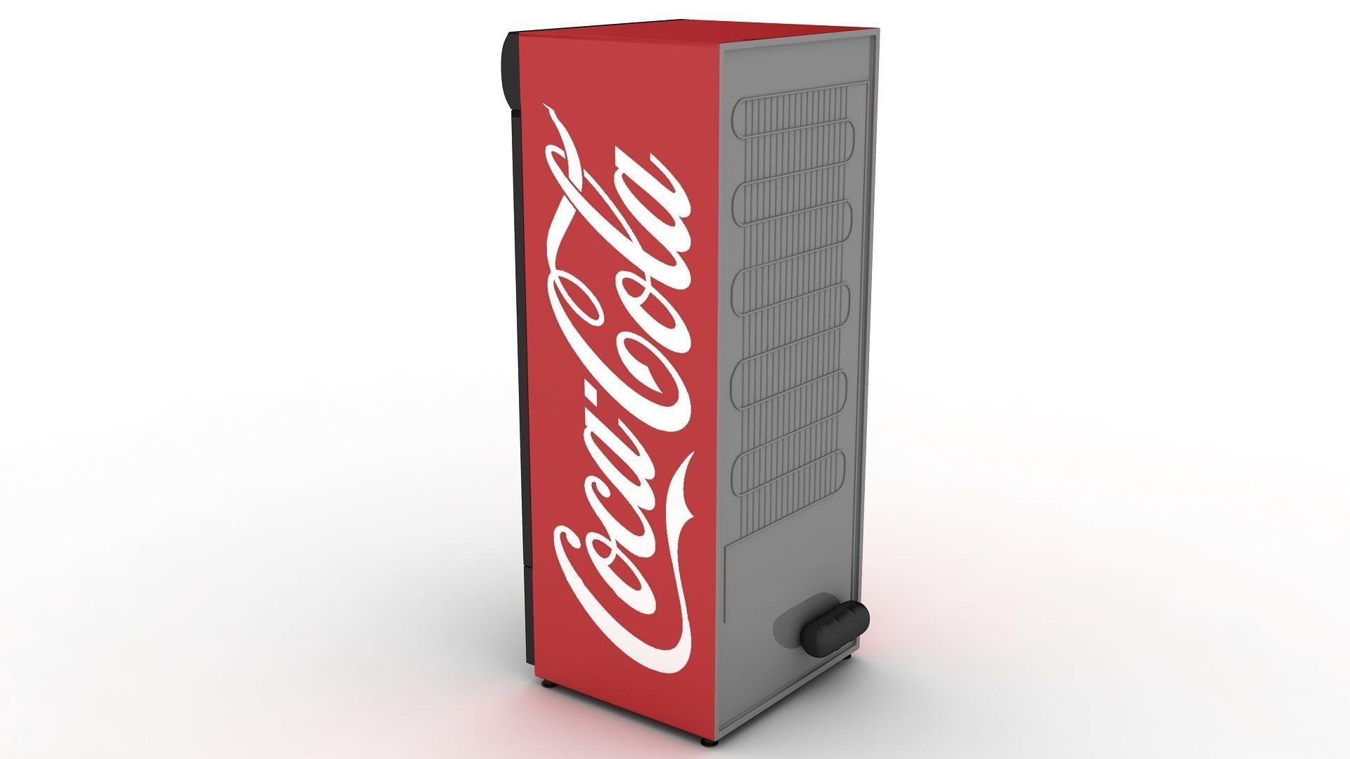 Coca-Cola Refrigerator Display 3D model_3