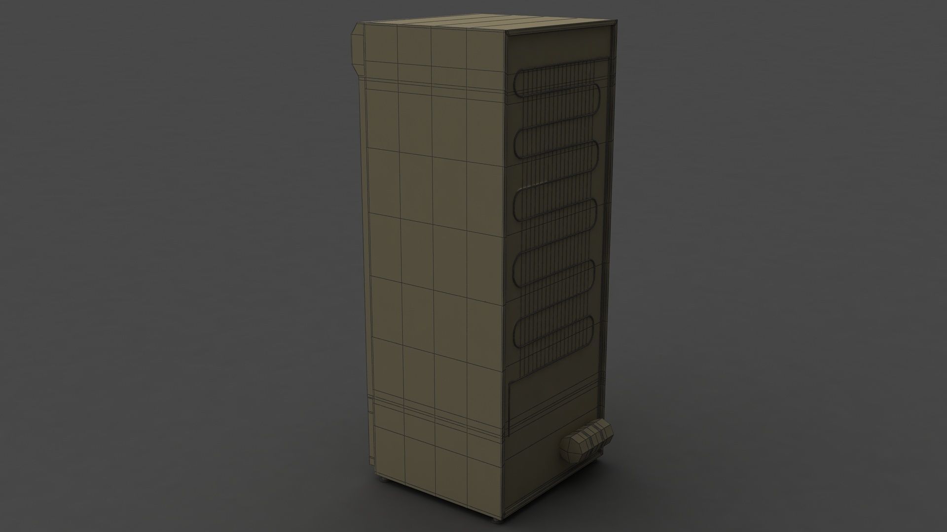 Coca-Cola Refrigerator Display 3D model_7