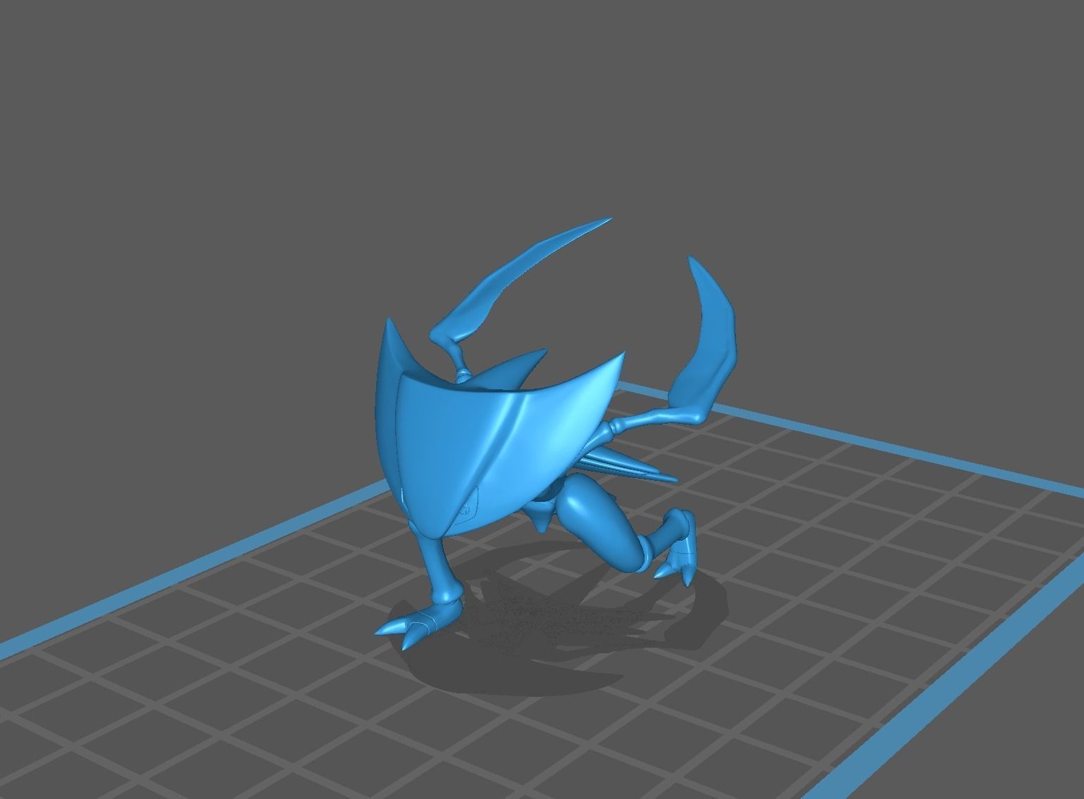 Kabutops pokemon 3D print model 3D print model_10