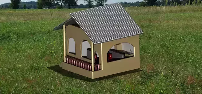 Villa house ready to print 3D print model