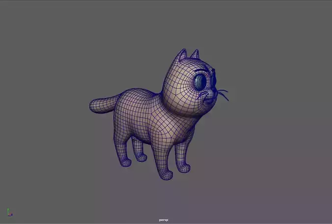 Rigged Stylized cat