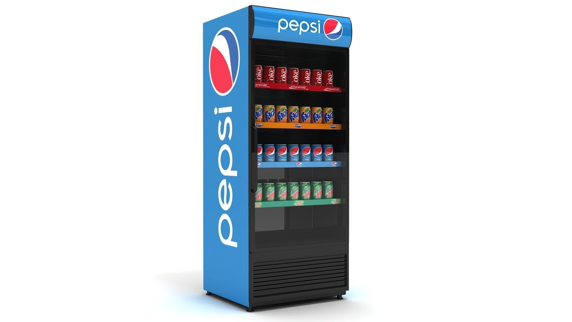 pepsi Refrigerator Display 3D model_1