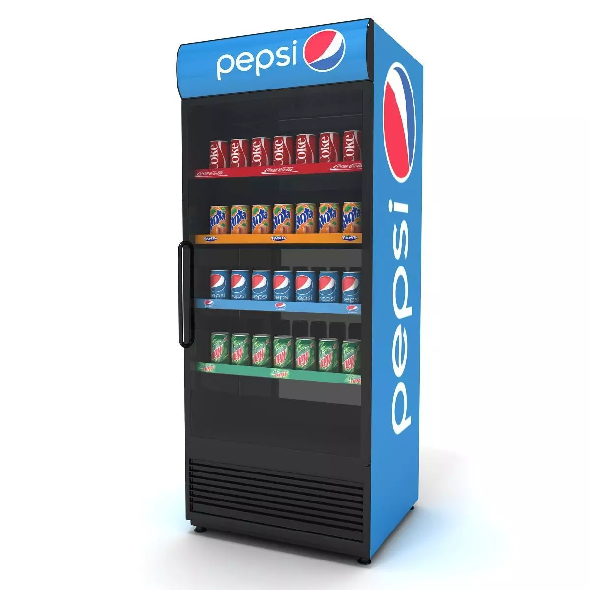 pepsi Refrigerator Display 3D model_0