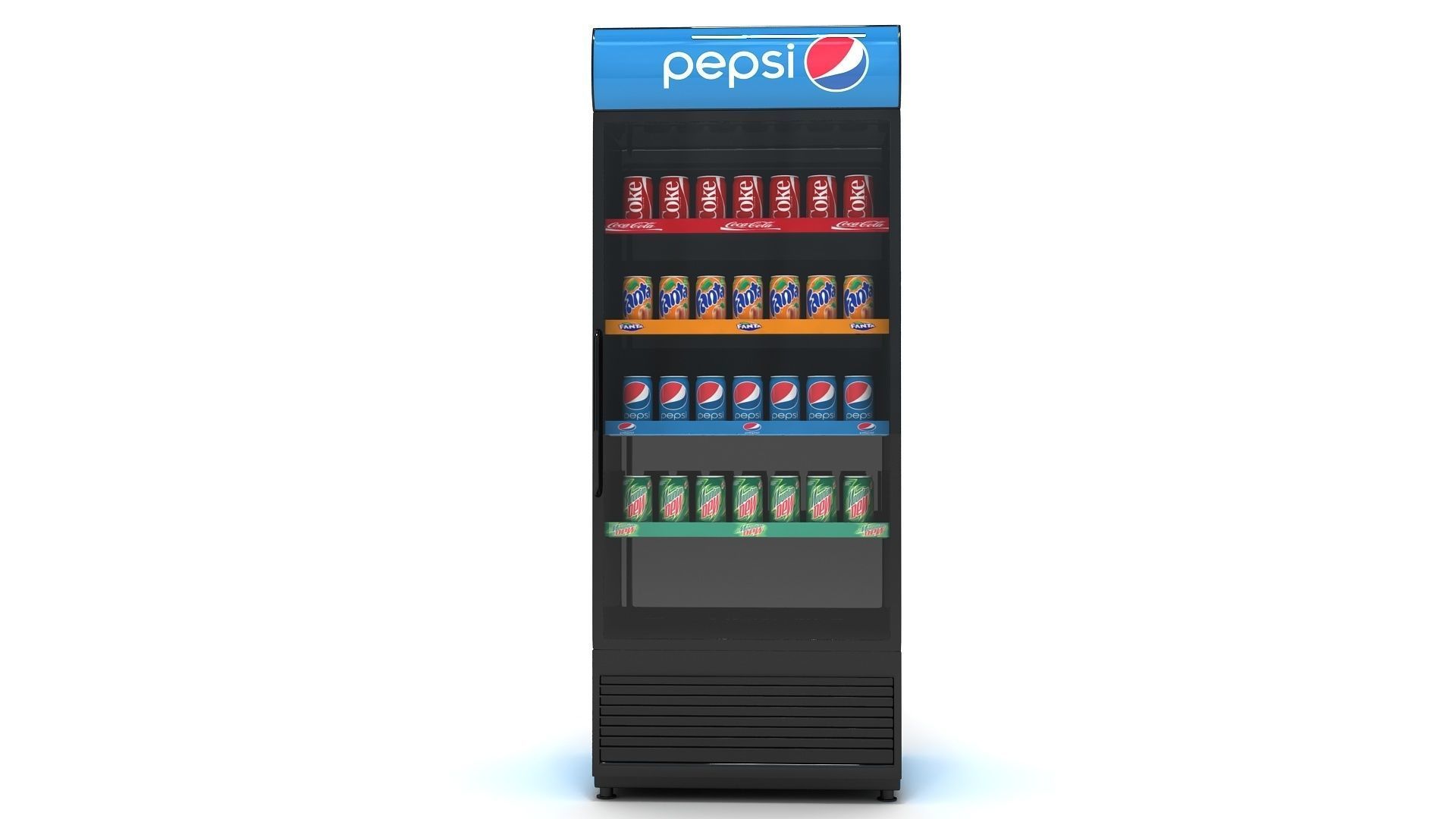 pepsi Refrigerator Display 3D model_2