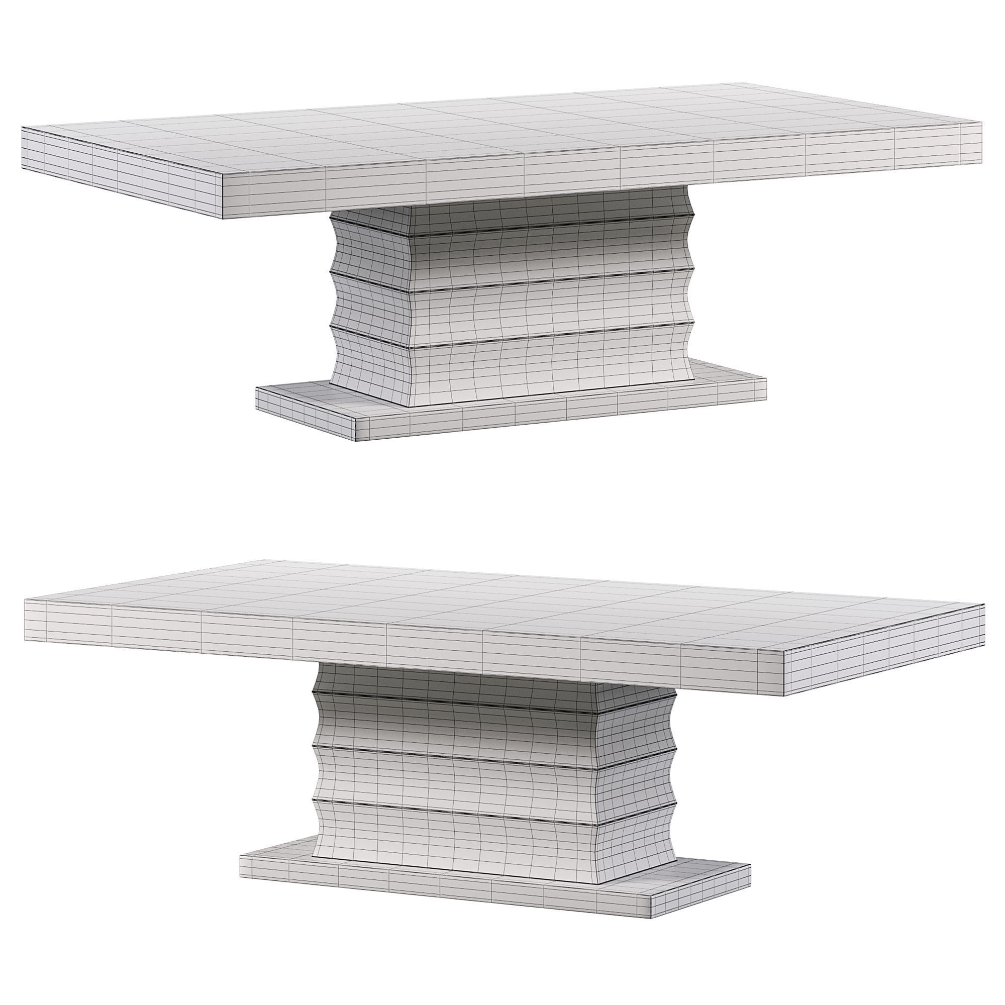 RECTANGULAR TABLE by Giorgiocollection 3D model_3