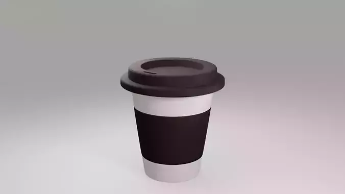 Hot Coffee Cup Take Home Model