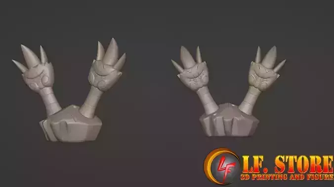 Pokemon Binacle Barbarcle 3D model
