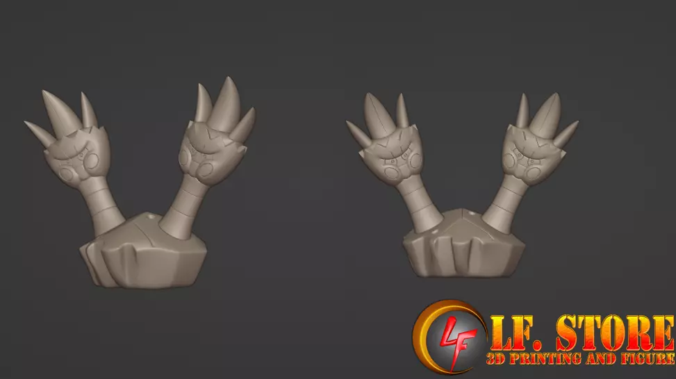 Pokemon Binacle Barbarcle 3D model_0