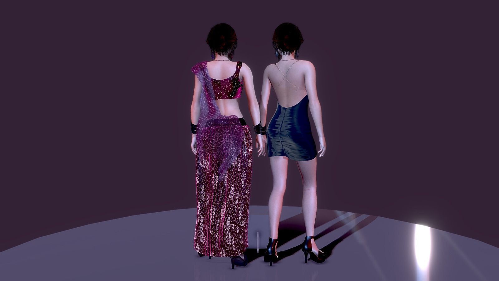 Indian Girl ANUSHREE-AX09OM Indian Female model 3D model_3