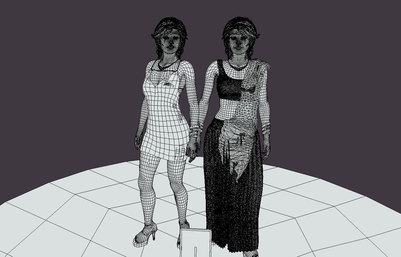 Indian Girl ANUSHREE-AX09OM Indian Female model 3D model_5