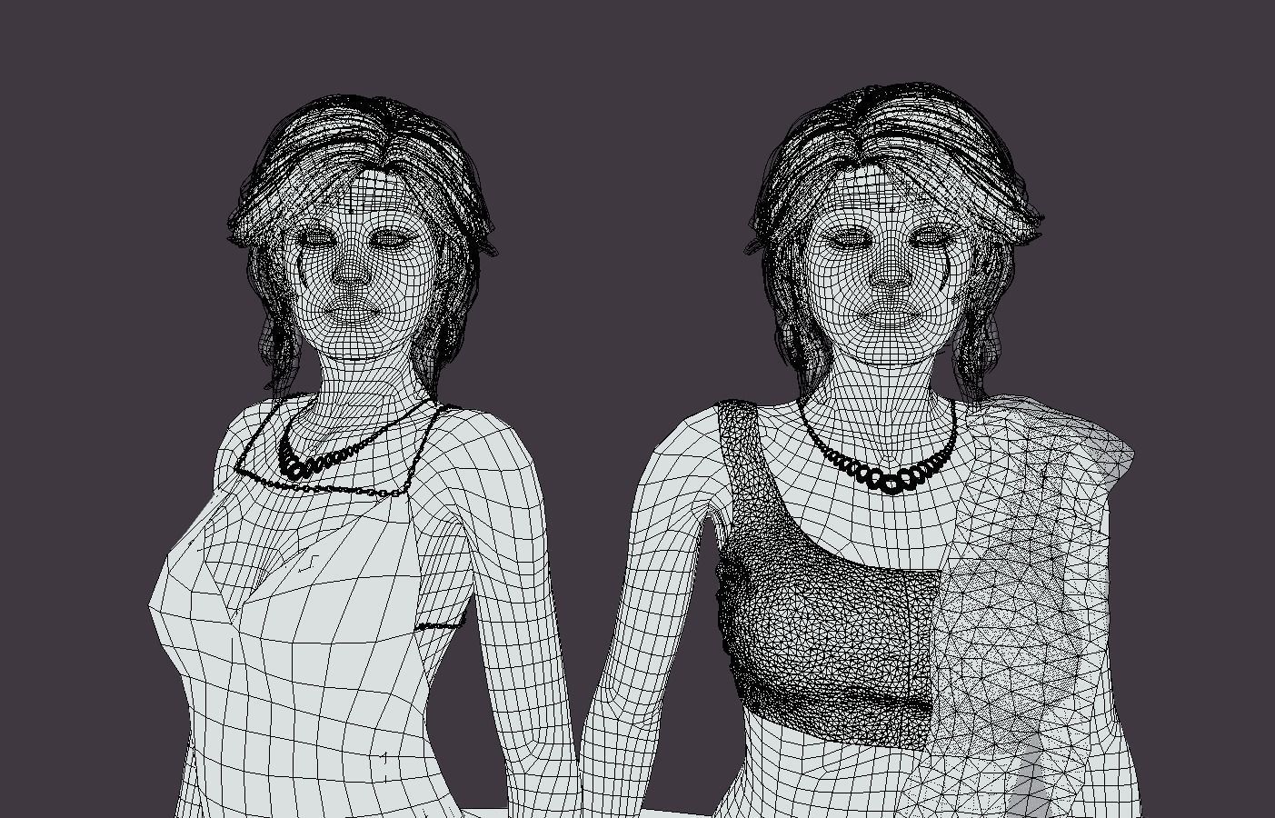 Indian Girl ANUSHREE-AX09OM Indian Female model 3D model_4