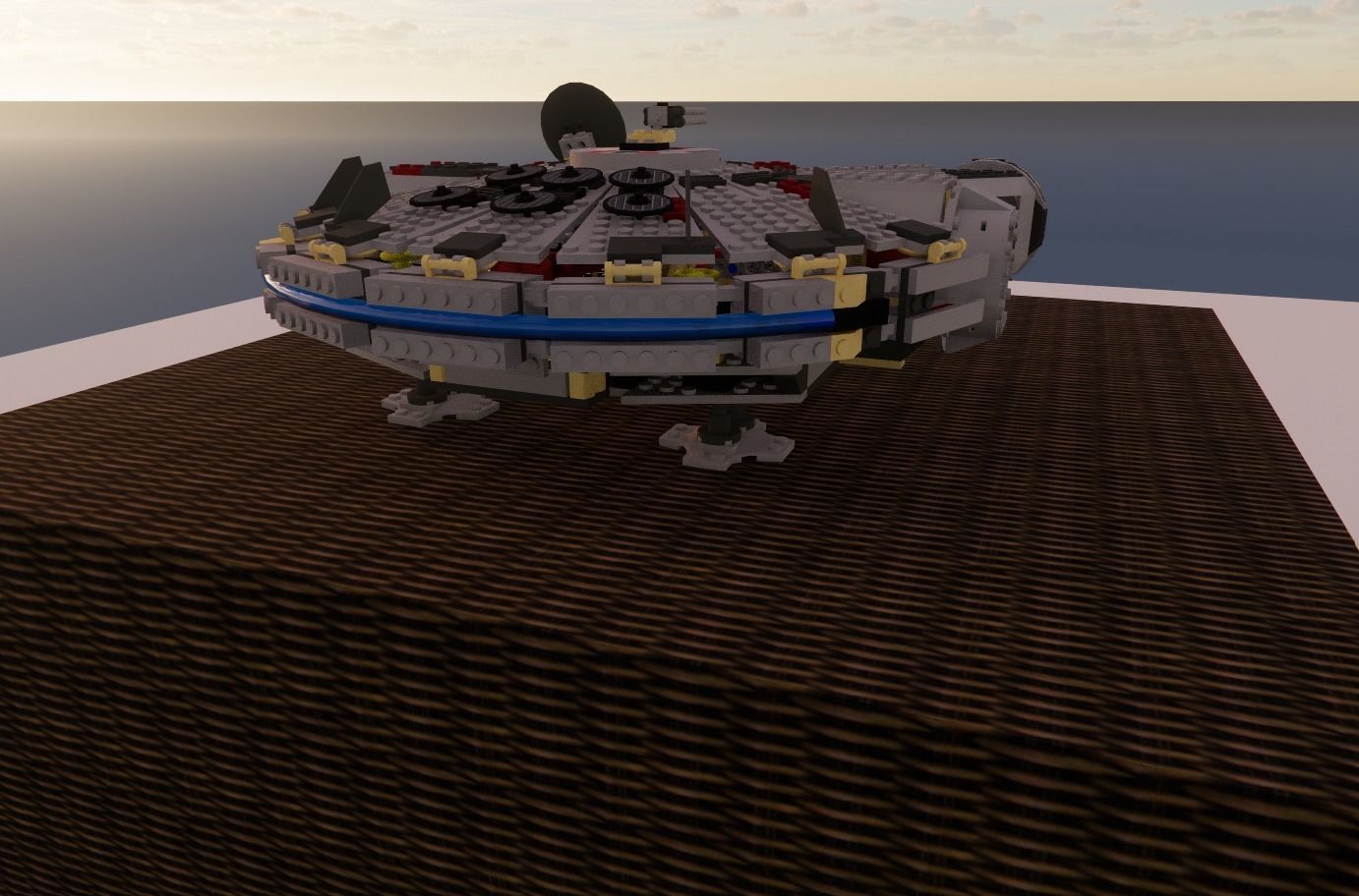  LEGO STAR WARS MILLENNIUM FALCON 4504 3D model_7