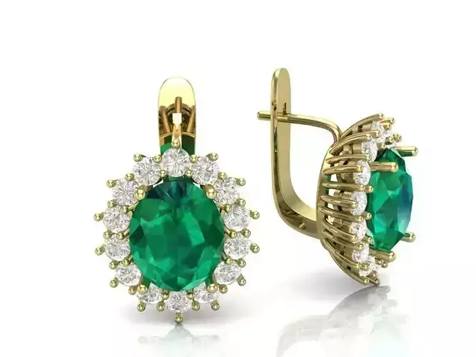 earrings with stones