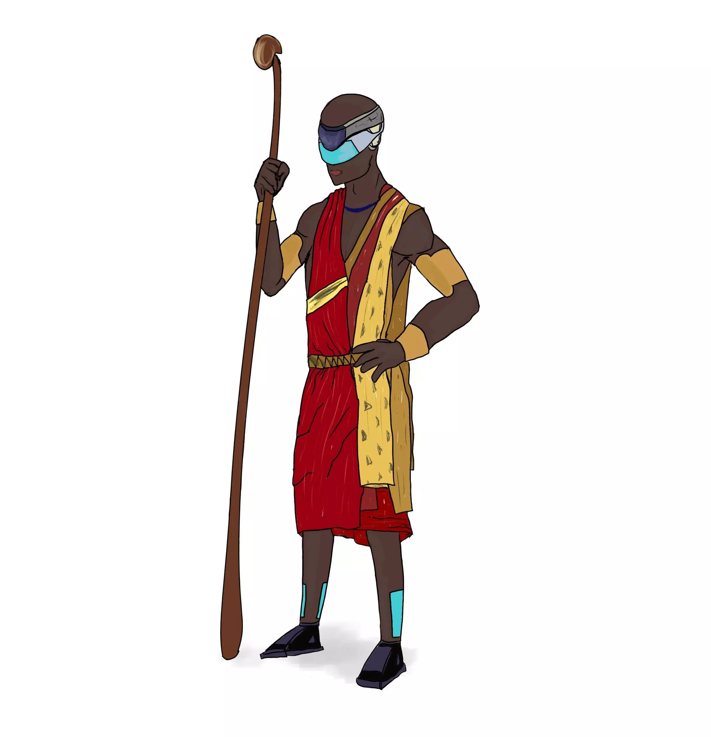 Naasai Character 3D model