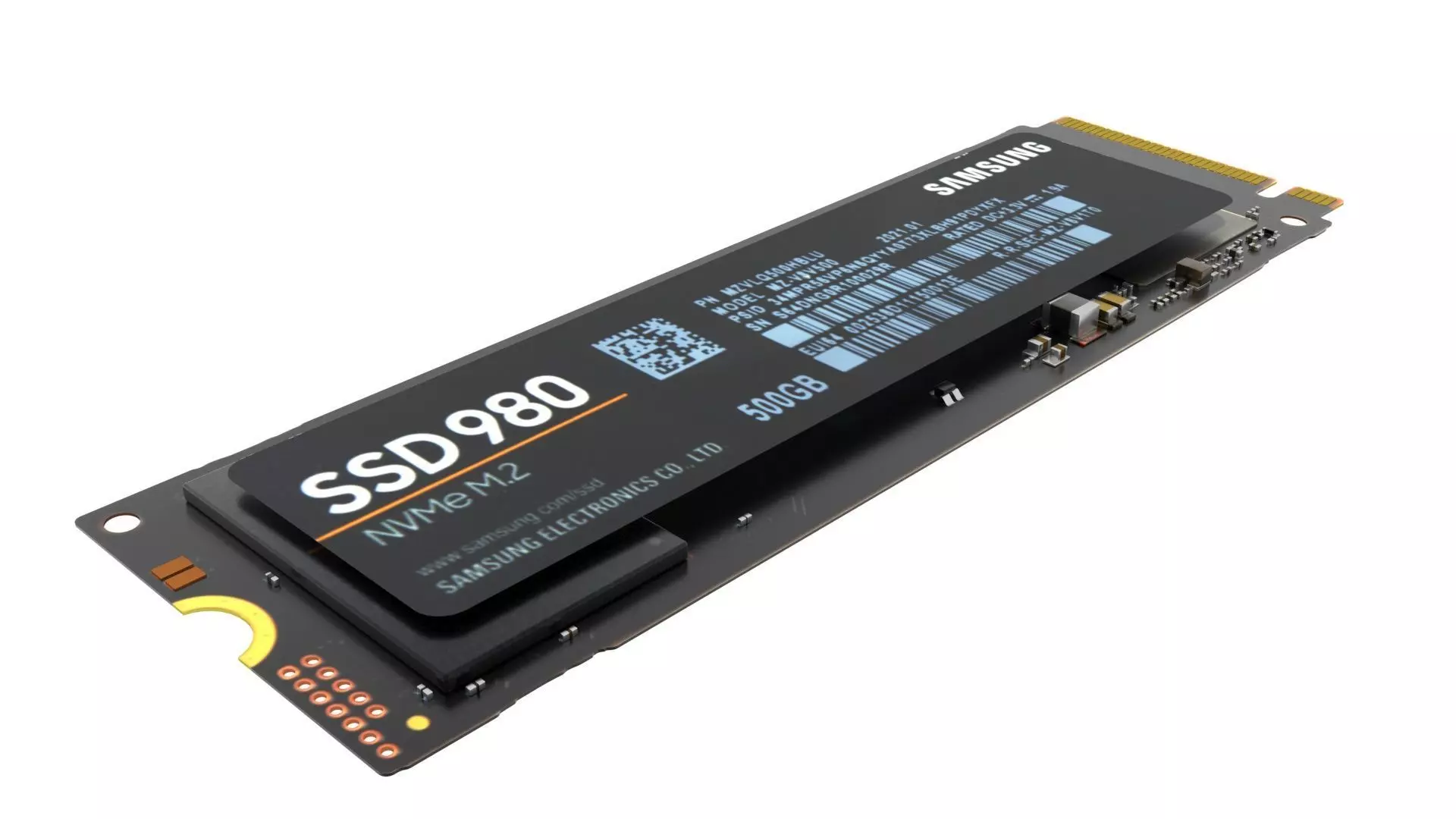 SSD M2 Hard Drive Samsung 980 3D model_0