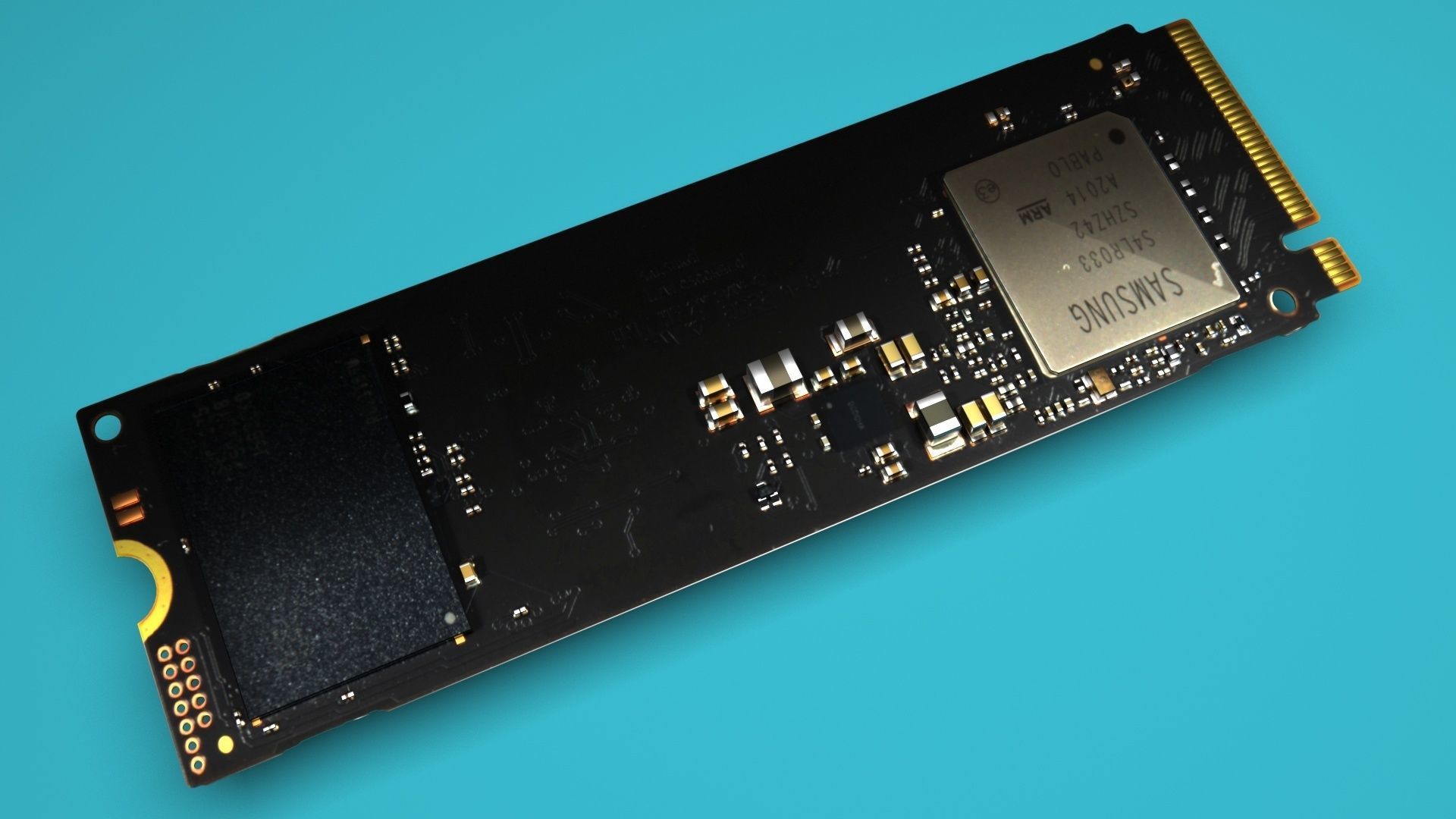 SSD M2 Hard Drive Samsung 980 3D model_20