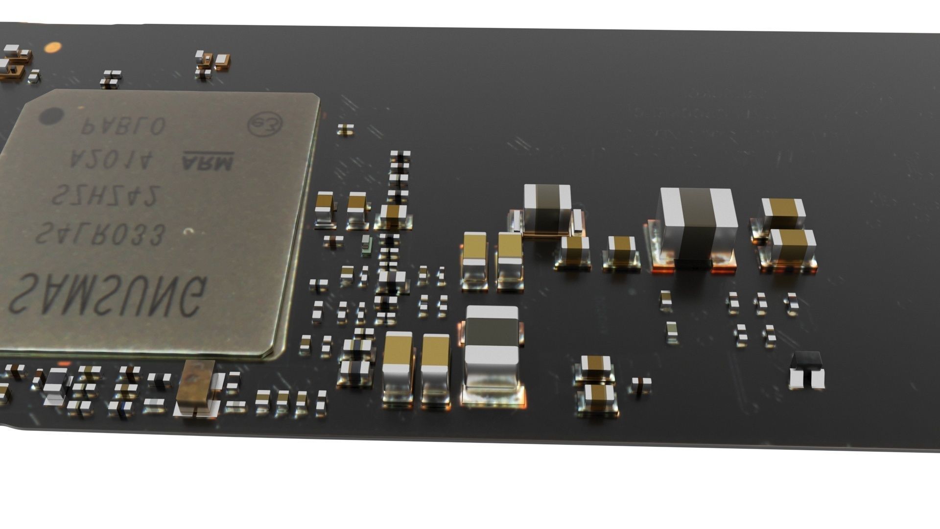 SSD M2 Hard Drive Samsung 980 3D model_5