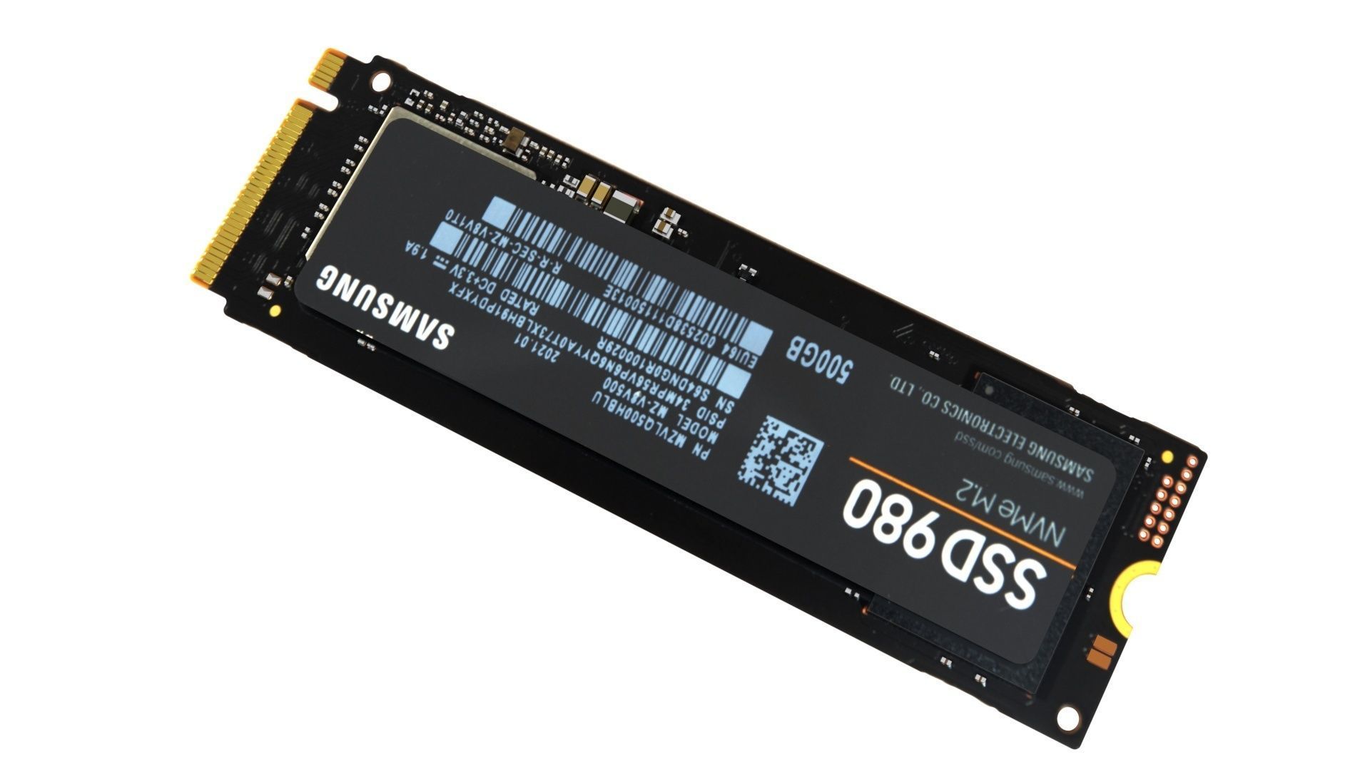 SSD M2 Hard Drive Samsung 980 3D model_3