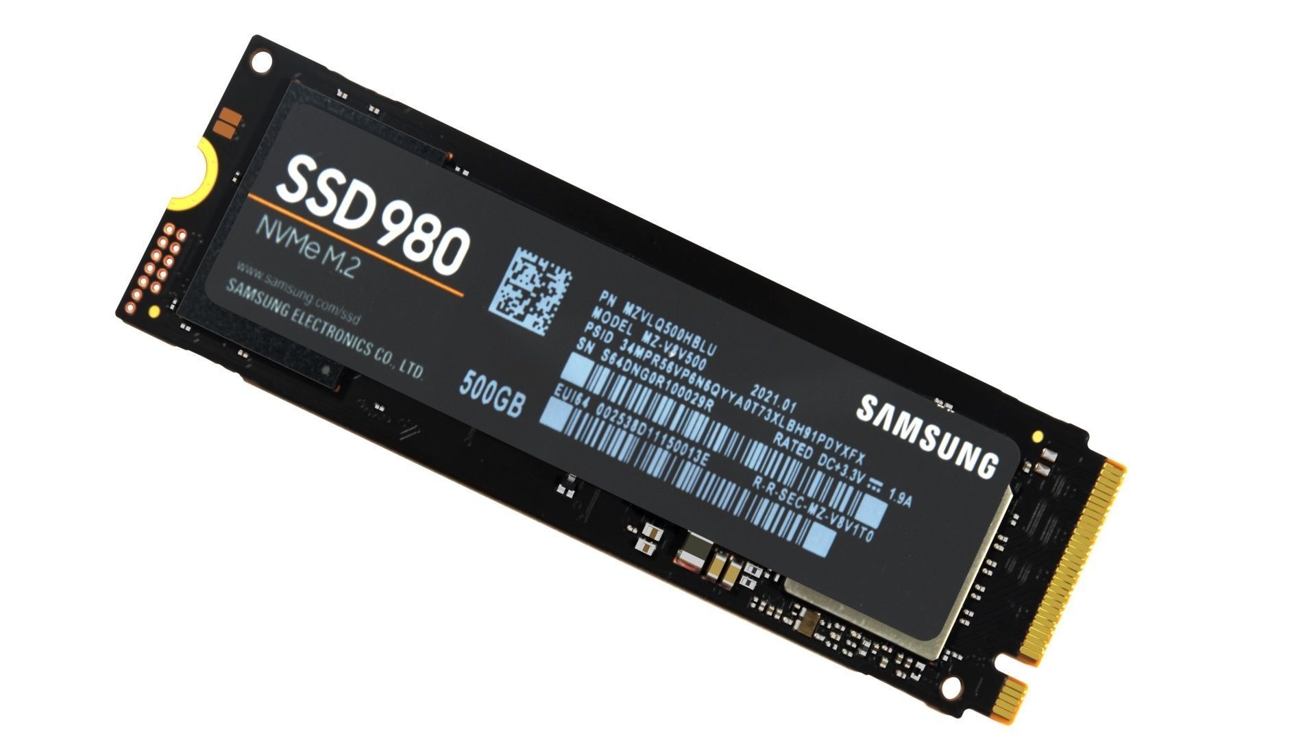 SSD M2 Hard Drive Samsung 980 3D model_1