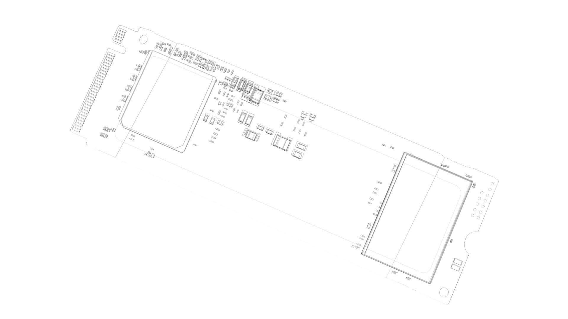 SSD M2 Hard Drive Samsung 980 3D model_15
