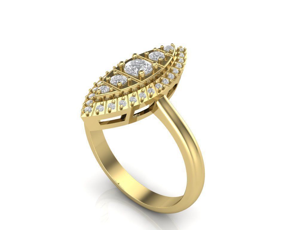 engagement rings 3D print model_1