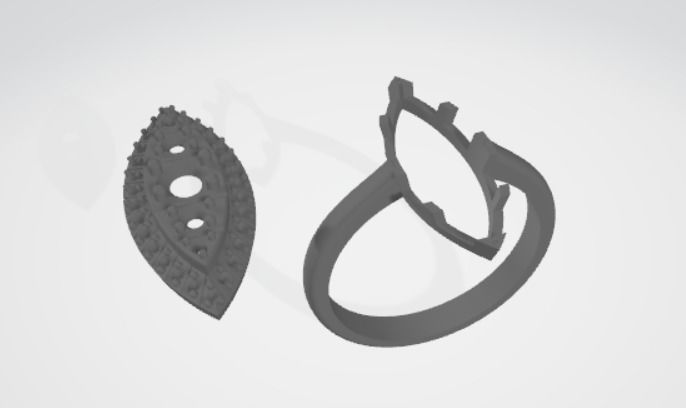 engagement rings 3D print model_13