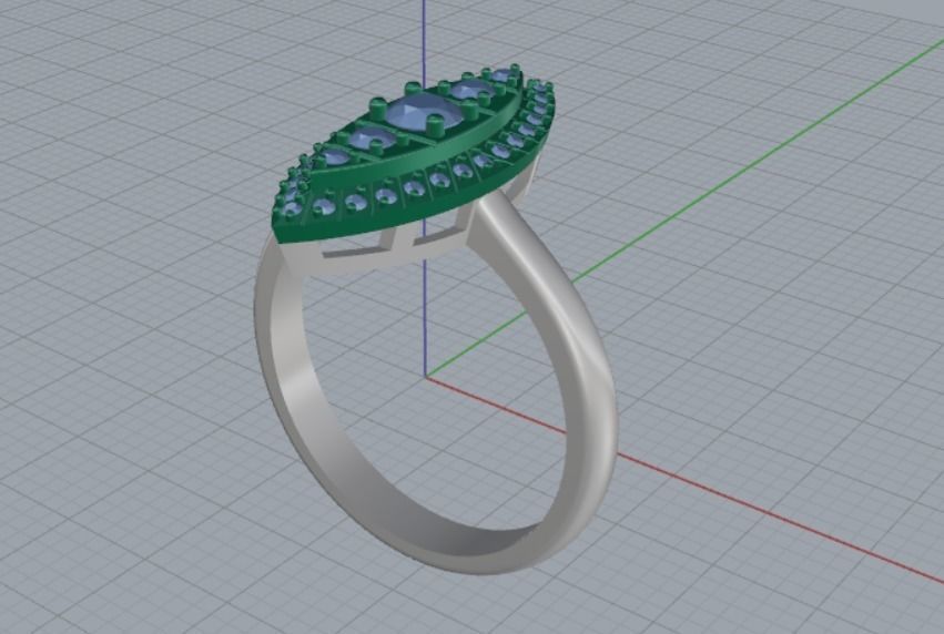 engagement rings 3D print model_8