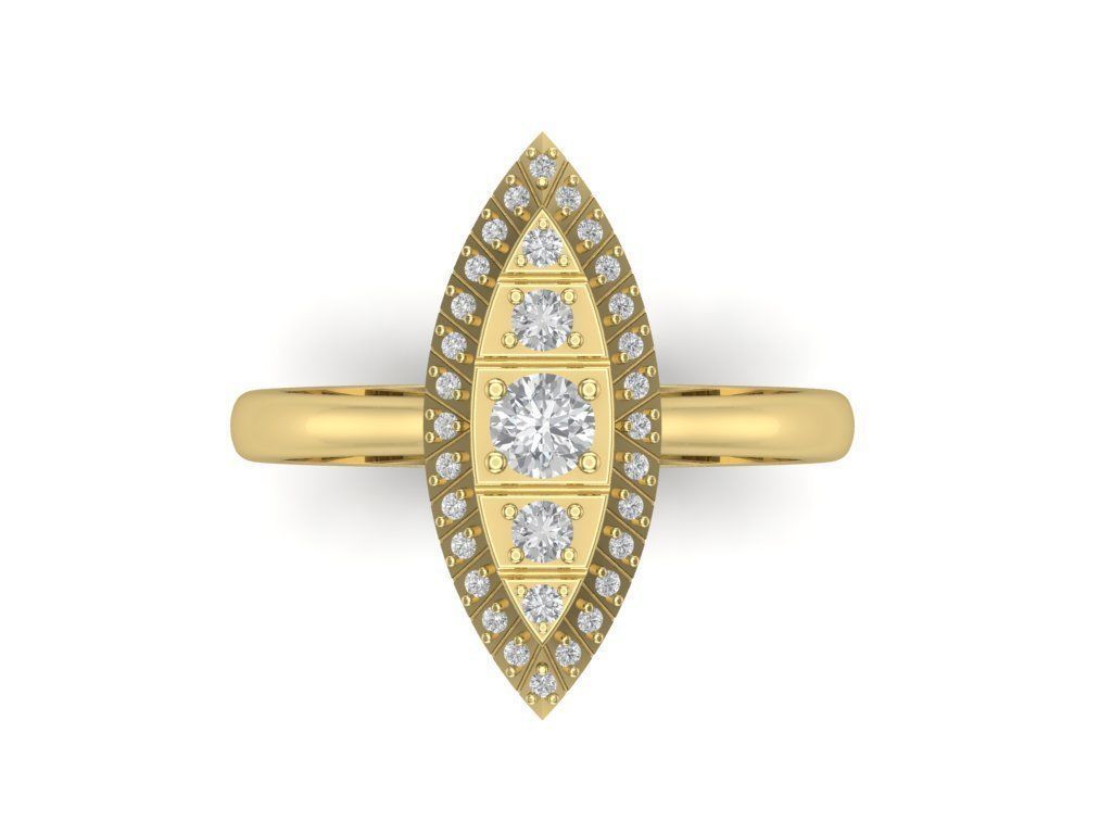 engagement rings 3D print model_2