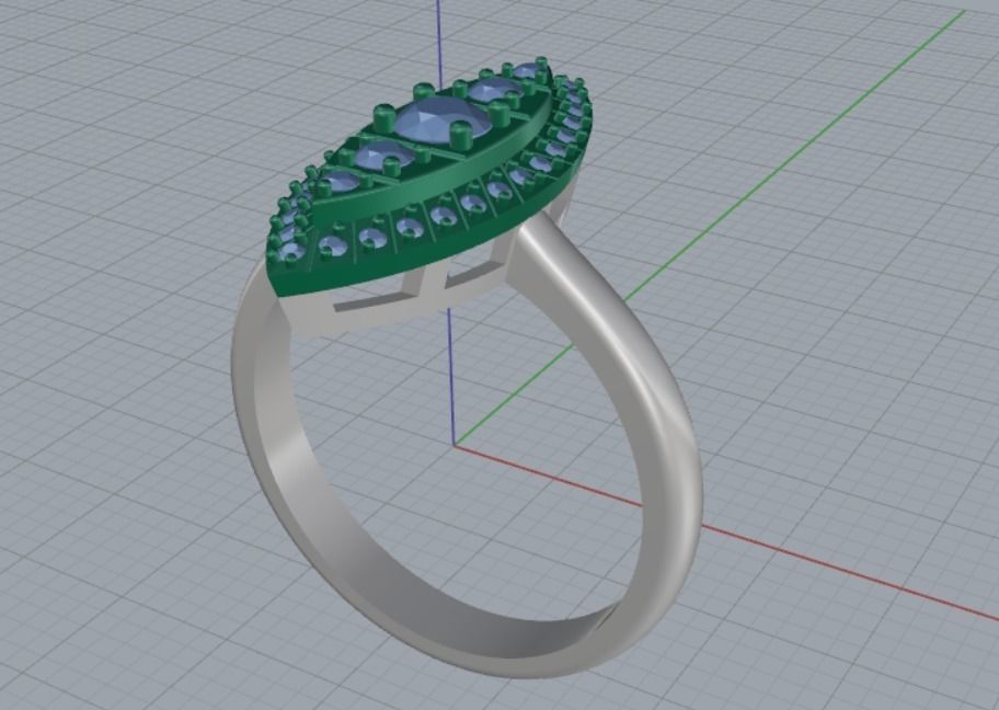 engagement rings 3D print model_6