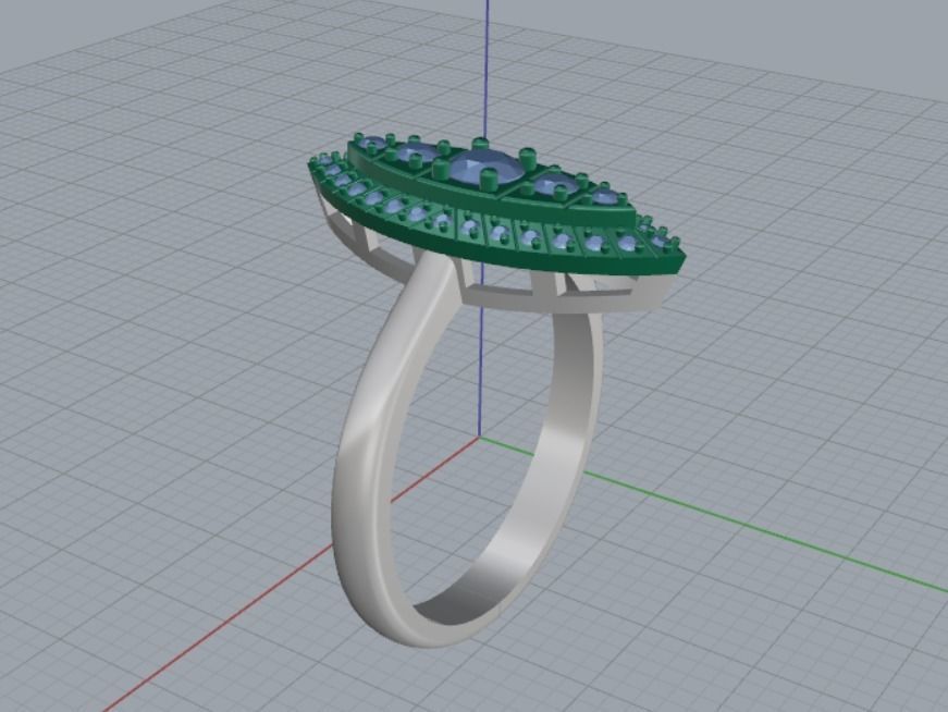 engagement rings 3D print model_9